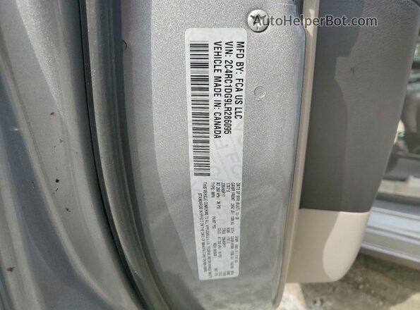 2C4RC1DG9LR286095 2020 CHRYSLER VOYAGER Silver Панорамний вид салону 360°