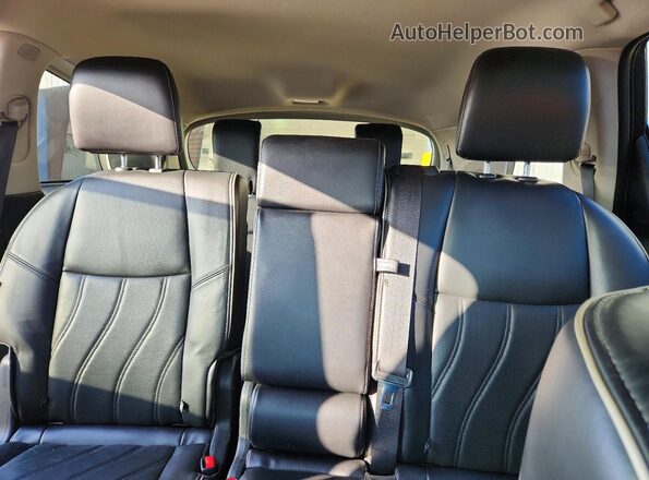 5N1DL0MM1JC525313 2018 INFINITI QX60 Синий Вид задней части салона
