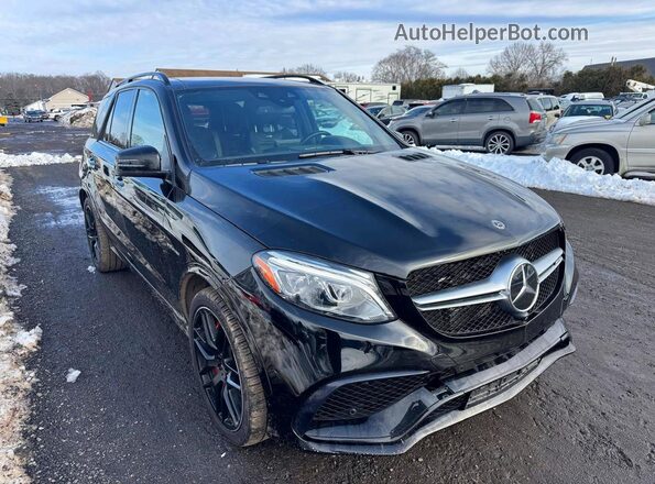 4JGDA7FB0JB055078 2018 MERCEDES-BENZ GLE Черный Вид спереди