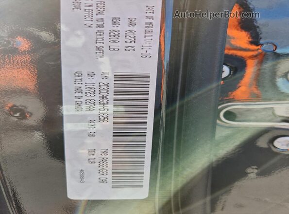 2C3CCAAG3HH516256 2017 CHRYSLER 300 Черный Вид подкапотного пространства