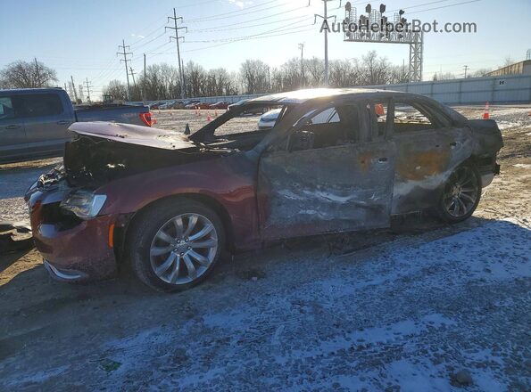 2C3CCAAG4KH501465 2019 CHRYSLER 300 Burgundy Առջևի ձախ երեք քառորդ տեսարան