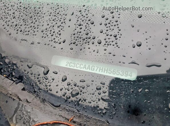 2C3CCAAG7HH565394 2017 CHRYSLER 300 Угольный Вид подкапотного пространства