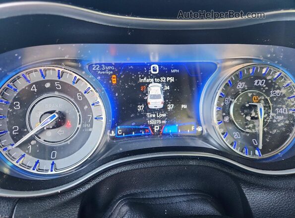 2C3CCAAG7KH679161 2019 CHRYSLER 300 Blue Vista del cuadro de instrumentos