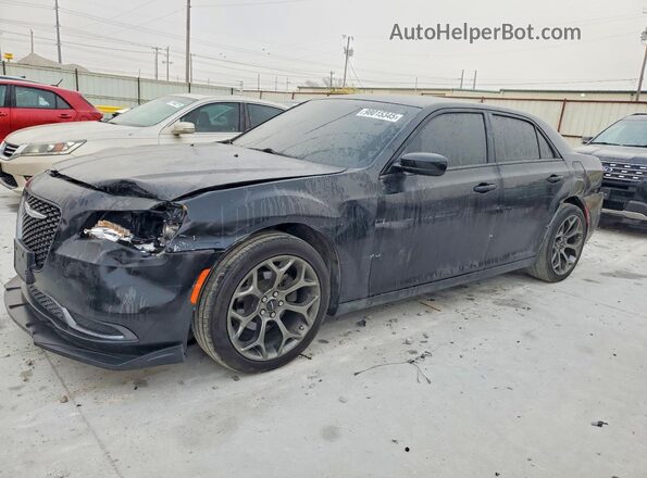 2C3CCAAGXJH208233 2018 CHRYSLER 300 Черный Передняя левая четверть