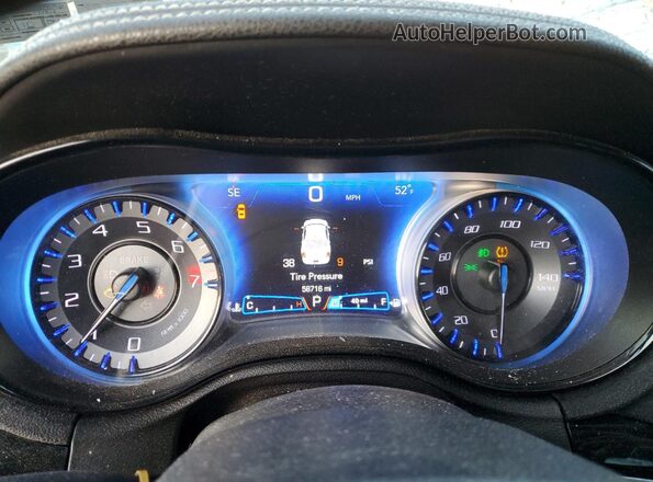 2C3CCABG1KH628656 2019 CHRYSLER 300 Gray Instrument cluster view