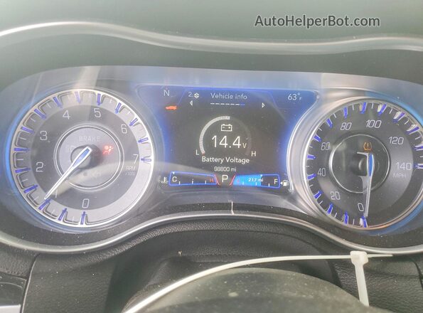 2C3CCABG2MH520095 2021 CHRYSLER 300 Silver ხელსაწყოთა პანელის ხედი