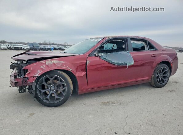 2C3CCABG3KH589701 2019 CHRYSLER 300 Темно-бордовый Передняя левая четверть