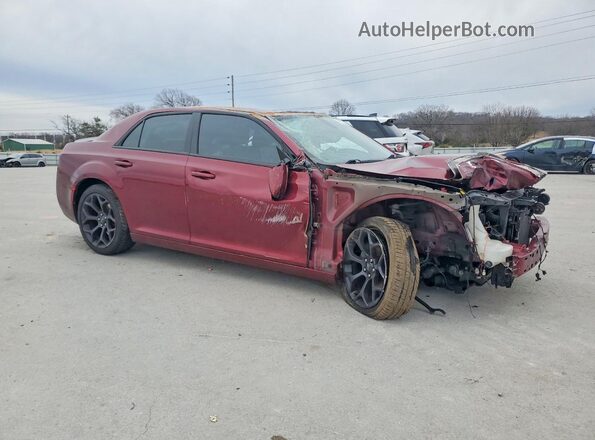 2C3CCABG3KH589701 2019 CHRYSLER 300 Темно-бордовый Передняя правая четверть