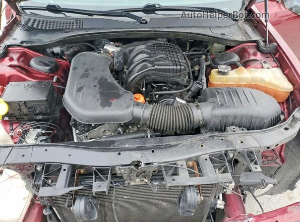 2C3CCABG3KH589701 2019 CHRYSLER 300 Темно-бордовый Вид задней части салона