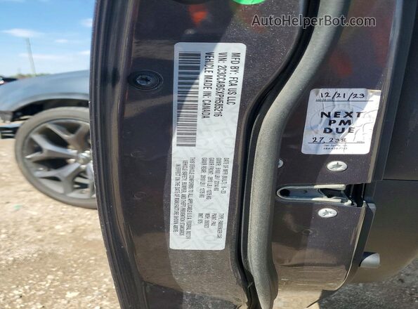 2C3CCABGXPH585216 2023 CHRYSLER 300 Угольный Вид наклейки с VIN-кодом