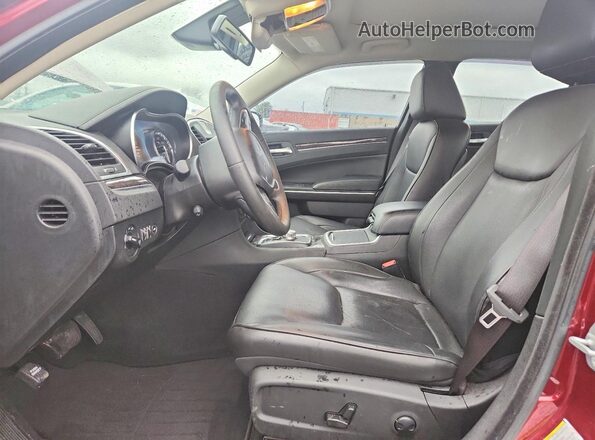 2C3CCADG6NH251713 2022 CHRYSLER 300 Burgundy Vista interior delantera