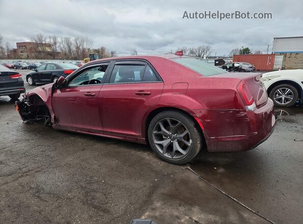 2C3CCADG6NH251713 2022 CHRYSLER 300 Burgundy Trasero izquierdo