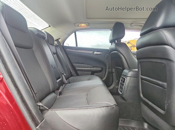2C3CCADG6NH251713 2022 CHRYSLER 300 Burgundy Vista de los asientos traseros