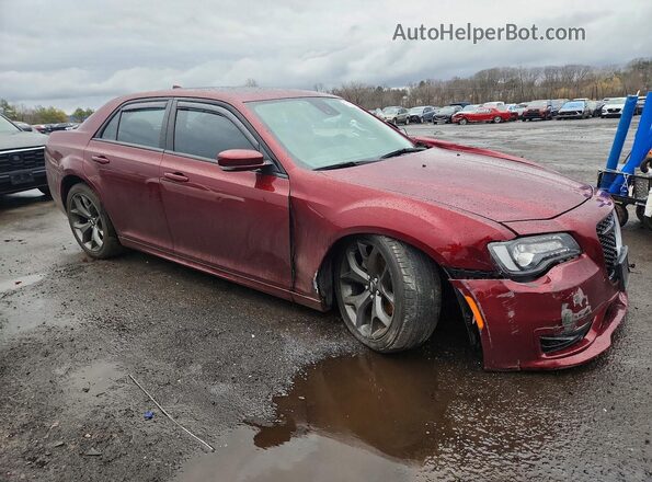 2C3CCADG6NH251713 2022 CHRYSLER 300 Burgundy Delantero derecho
