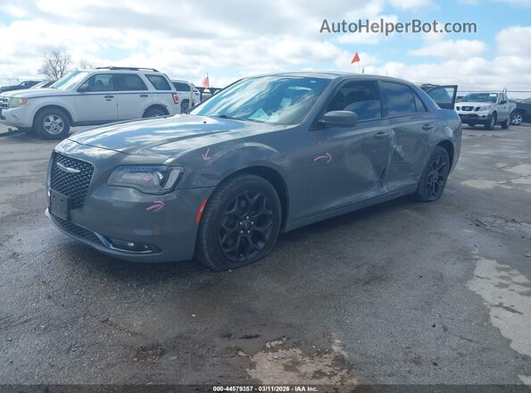 2C3CCAGG0KH635199 2019 CHRYSLER 300 Gray Vista tres cuartos delantera izquierda