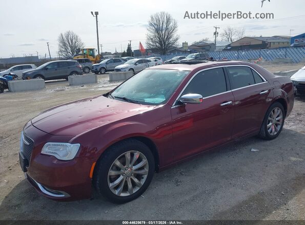 2C3CCAKGXHH616496 2017 CHRYSLER 300 Красный Передняя левая четверть