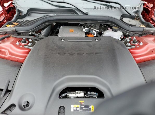 2C3CDBCK0SR543968 2025 DODGE CHARGER Красный Вид задней части салона
