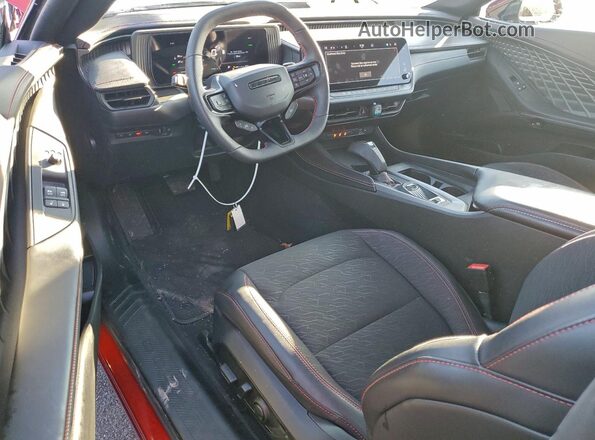 2C3CDBCK1SR559841 2025 DODGE CHARGER Red Dashboard view
