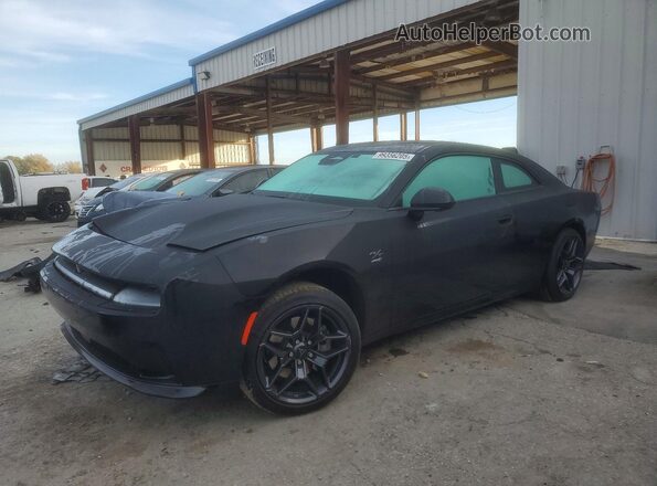 2C3CDBCK4RR205273 2024 DODGE CHARGER Black წინა მარცხენა ხედი სამი მეოთხედიდან