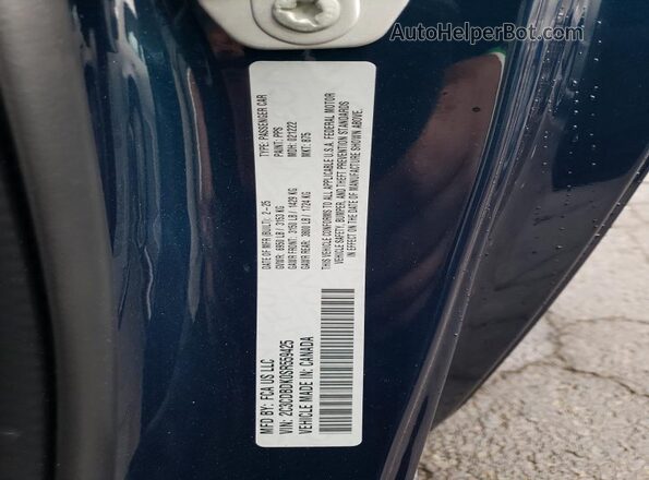 2C3CDBDK0SR559425 2025 DODGE CHARGER Синий Вид подкапотного пространства