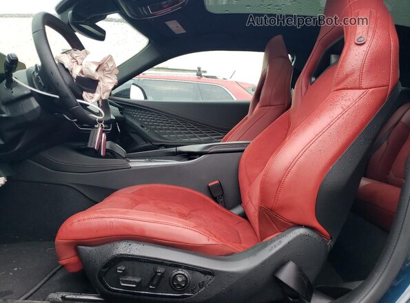 2C3CDBDK0SR559425 2025 DODGE CHARGER Синий Вид салона спереди