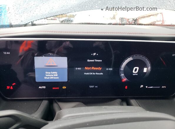 2C3CDBDK0SR559425 2025 DODGE CHARGER Синий Вид щитка приборов