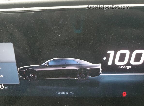 2C3CDBDK7RR207002 2024 DODGE CHARGER Black Vista del cuadro de instrumentos