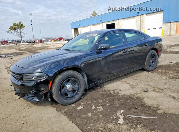 2C3CDXAG5HH590407 2017 DODGE CHARGER Черный Передняя левая четверть