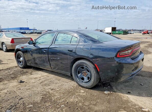2C3CDXAG5HH590407 2017 DODGE CHARGER Черный Задняя левая четверть