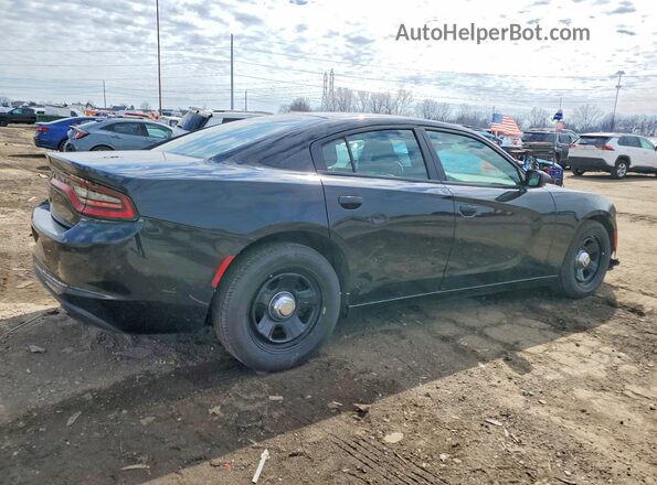 2C3CDXAG5HH590407 2017 DODGE CHARGER Черный Задняя правая четверть