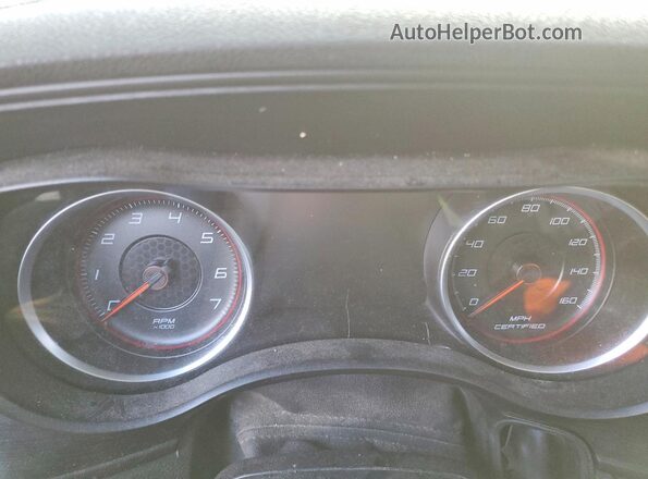 2C3CDXATXGH219058 2016 DODGE CHARGER Черный Вид щитка приборов