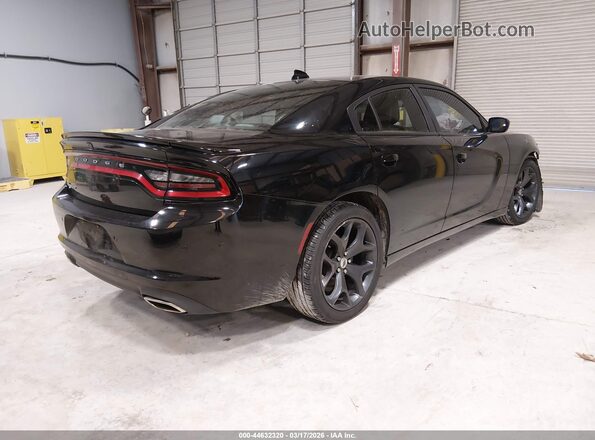 2C3CDXBG2KH564417 2019 DODGE CHARGER Черный Задняя правая четверть