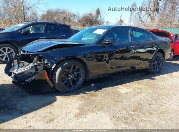 2C3CDXBG2LH200404 2020 DODGE CHARGER Черный Передняя левая четверть