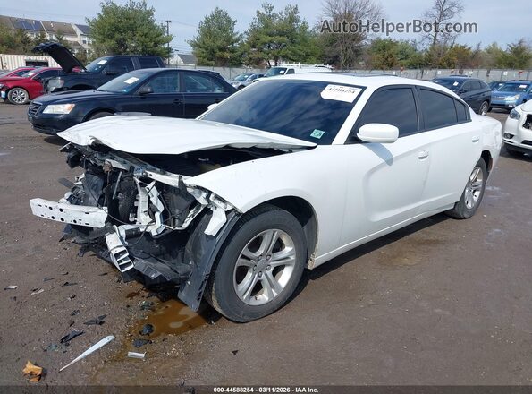 2C3CDXBG2MH536653 2021 DODGE CHARGER Белый Передняя левая четверть