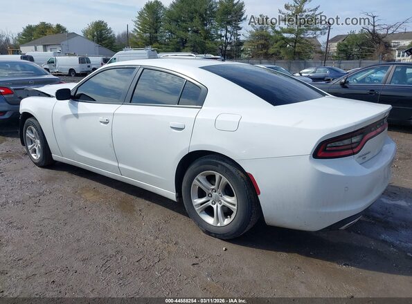 2C3CDXBG2MH536653 2021 DODGE CHARGER Белый Задняя левая четверть