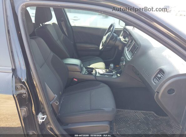 2C3CDXBG2MH682633 2021 DODGE CHARGER Black Widok wnętrza z przodu