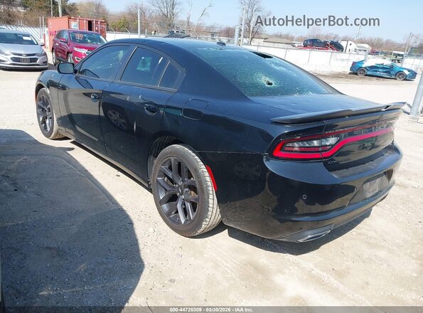 2C3CDXBG2MH682633 2021 DODGE CHARGER Black Tył lewy
