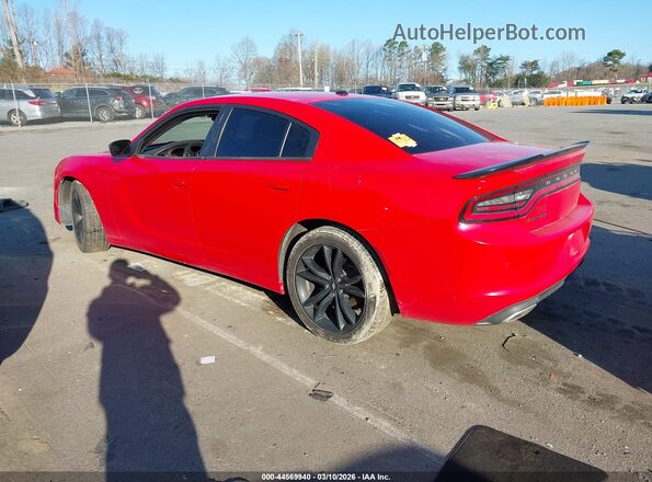 2C3CDXBG3JH307314 2018 DODGE CHARGER Красный Задняя левая четверть