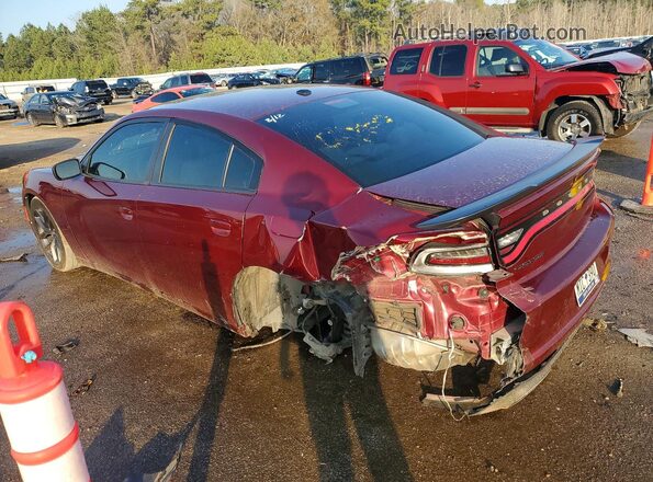 2C3CDXBG3KH668236 2019 DODGE CHARGER Красный Задняя левая четверть