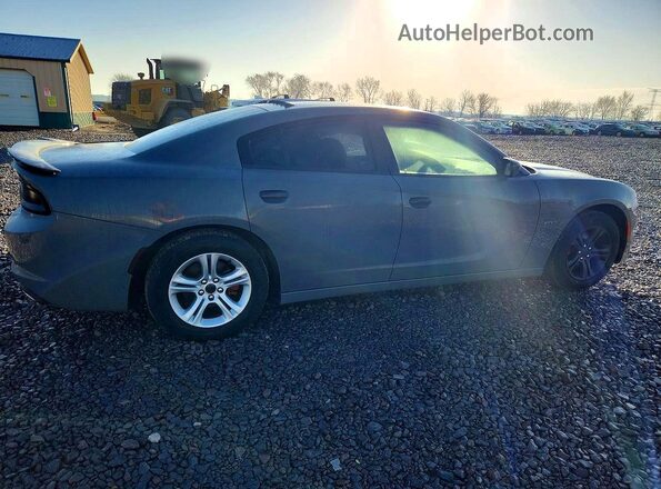 2C3CDXBG4KH664342 2019 DODGE CHARGER Серый Задняя правая четверть
