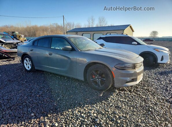 2C3CDXBG4KH664342 2019 DODGE CHARGER Серый Передняя правая четверть