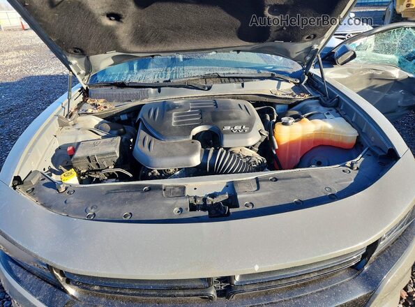 2C3CDXBG4KH664342 2019 DODGE CHARGER Серый Вид задней части салона
