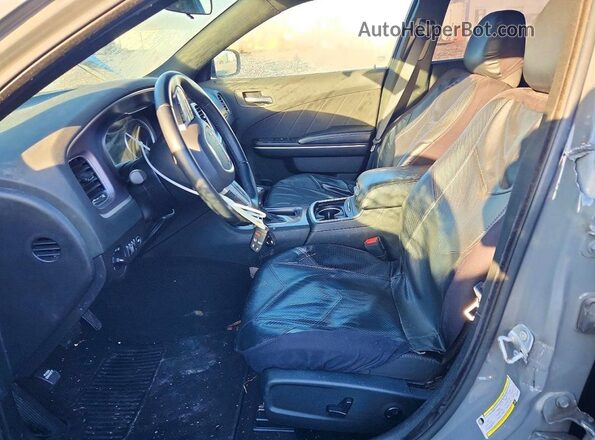2C3CDXBG4KH664342 2019 DODGE CHARGER Серый Вид салона спереди