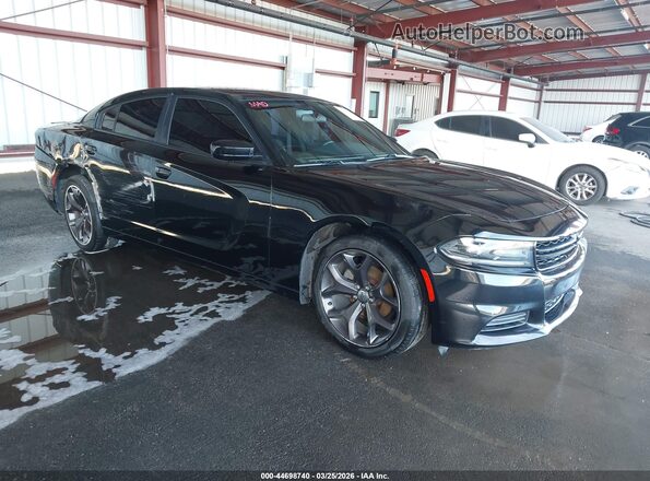 2C3CDXBG4LH126967 2020 DODGE CHARGER Черный Передняя правая четверть