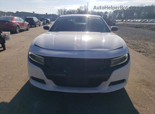 2C3CDXBG5HH525586 2017 DODGE CHARGER Белый Вид спереди