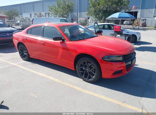 2C3CDXBG6PH535090 2023 DODGE CHARGER Оранжевый Передняя правая четверть