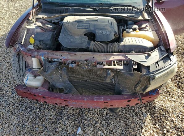 2C3CDXBG7HH539618 2017 DODGE CHARGER Бордовый Вид задней части салона