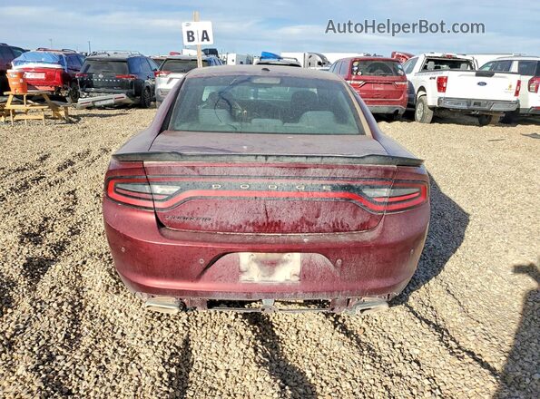 2C3CDXBG7HH539618 2017 DODGE CHARGER Бордовый Вид сзади