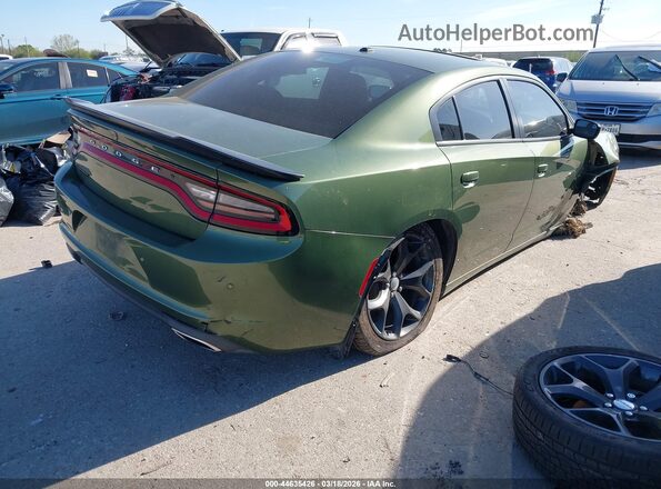 2C3CDXBG7KH715199 2019 DODGE CHARGER Зеленый Задняя правая четверть