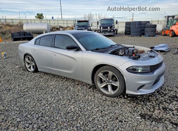 2C3CDXBG7KH736716 2019 DODGE CHARGER Серебряный Передняя правая четверть